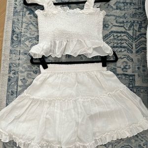 Hill House Paz White Linen Set